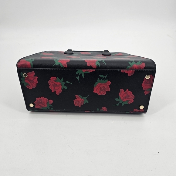 Kate Spade Madison Rose Toss Printed Medium Satchel new without tag - Picture 7 of 8